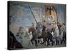 Legend of the Cross: Victory of Constantine-Piero della Francesca-Stretched Canvas