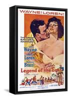 Legend of the Lost, John Wayne, Sophia Loren, 1957-null-Framed Stretched Canvas