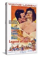 Legend of the Lost, John Wayne, Sophia Loren, 1957-null-Stretched Canvas