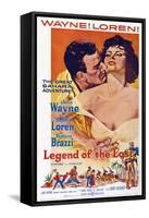 Legend of the Lost, John Wayne, Sophia Loren, 1957-null-Framed Stretched Canvas