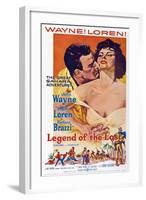 Legend of the Lost, John Wayne, Sophia Loren, 1957-null-Framed Art Print