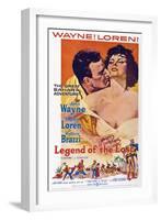 Legend of the Lost, John Wayne, Sophia Loren, 1957-null-Framed Art Print
