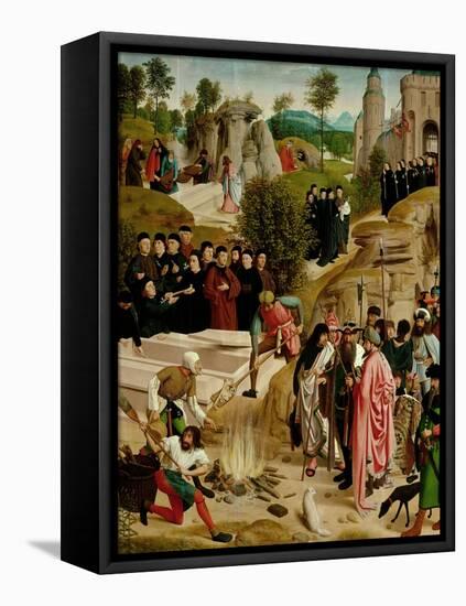 Legend of the Relics of St. John the Baptist, C. 1490-Jans Geertgen tot Sint-Framed Stretched Canvas