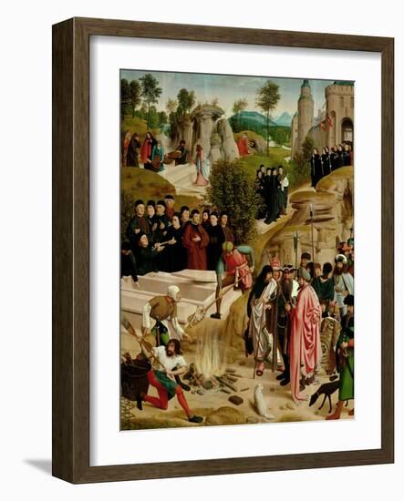 Legend of the Relics of St. John the Baptist, C. 1490-Jans Geertgen tot Sint-Framed Giclee Print