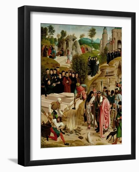 Legend of the Relics of St. John the Baptist, C. 1490-Jans Geertgen tot Sint-Framed Giclee Print