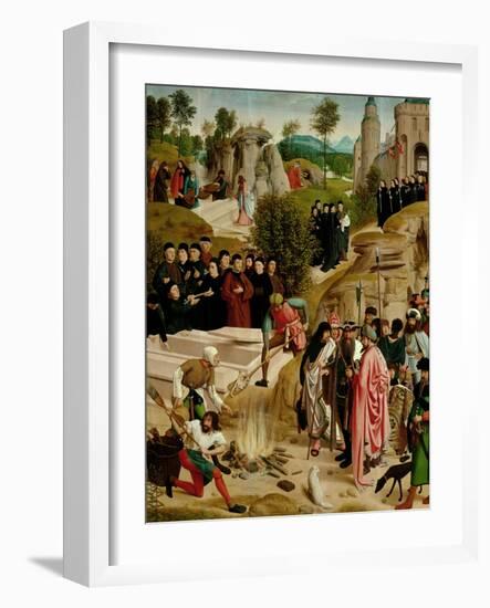 Legend of the Relics of St. John the Baptist, C. 1490-Jans Geertgen tot Sint-Framed Giclee Print