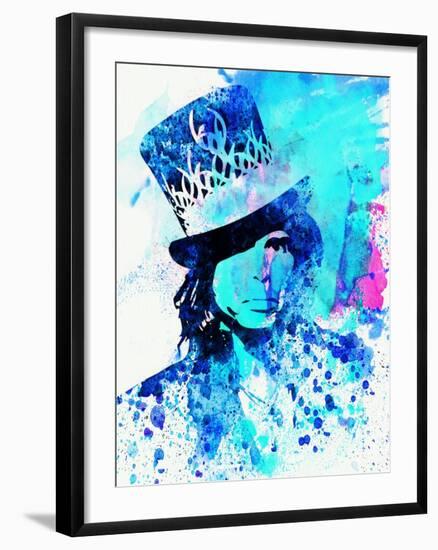 Legendary Aerosmith Watercolor-Olivia Morgan-Framed Art Print