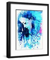 Legendary Alanis Morissette Watercolor-Olivia Morgan-Framed Art Print