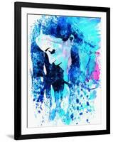 Legendary Alanis Morissette Watercolor-Olivia Morgan-Framed Art Print