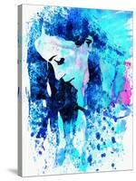 Legendary Alanis Morissette Watercolor-Olivia Morgan-Stretched Canvas