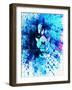 Legendary Alice Cooper Watercolor-Olivia Morgan-Framed Art Print