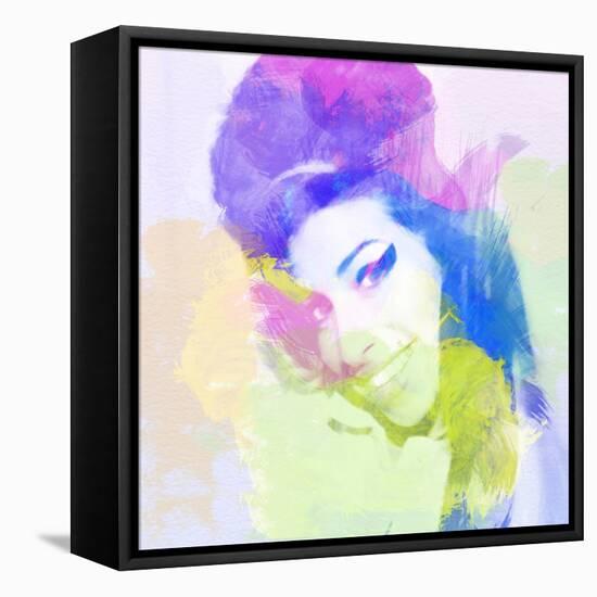 Legendary  Amy Watercolor-Olivia Morgan-Framed Stretched Canvas