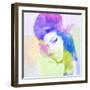 Legendary  Amy Watercolor-Olivia Morgan-Framed Art Print