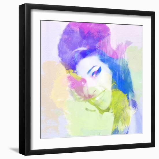 Legendary  Amy Watercolor-Olivia Morgan-Framed Art Print