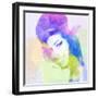 Legendary  Amy Watercolor-Olivia Morgan-Framed Art Print