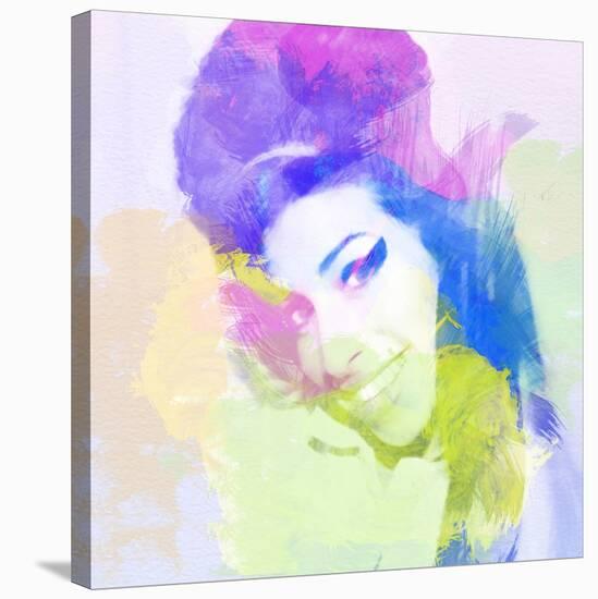 Legendary  Amy Watercolor-Olivia Morgan-Stretched Canvas