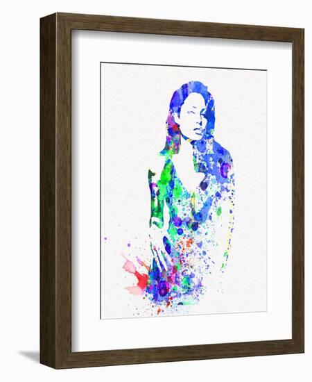 Legendary Angelina Watercolor-Olivia Morgan-Framed Art Print