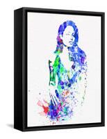 Legendary Angelina Watercolor-Olivia Morgan-Framed Stretched Canvas
