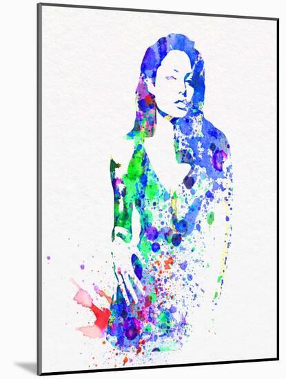 Legendary Angelina Watercolor-Olivia Morgan-Mounted Art Print