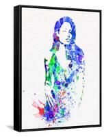 Legendary Angelina Watercolor-Olivia Morgan-Framed Stretched Canvas