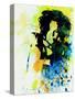 Legendary Ani Difranco Watercolor-Olivia Morgan-Stretched Canvas