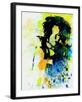 Legendary Ani Difranco Watercolor-Olivia Morgan-Framed Art Print