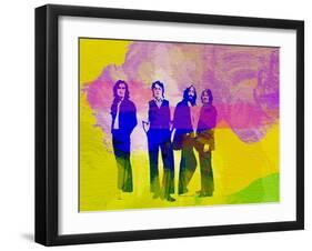 Legendary Beatles Watercolor-Olivia Morgan-Framed Art Print