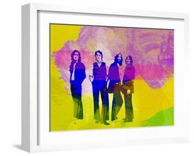 Legendary Beatles Watercolor-Olivia Morgan-Framed Art Print