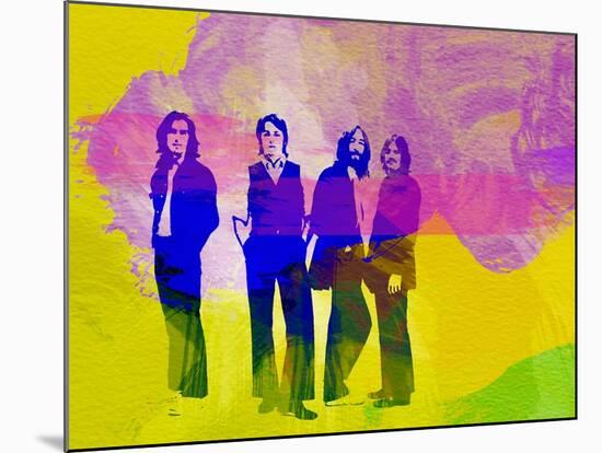 Legendary Beatles Watercolor-Olivia Morgan-Mounted Art Print