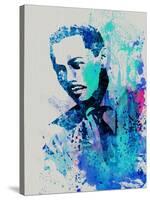 Legendary Billy Eckstine Watercolor-Olivia Morgan-Stretched Canvas