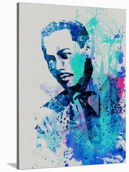 Legendary Billy Eckstine Watercolor-Olivia Morgan-Stretched Canvas