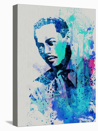 Legendary Billy Eckstine Watercolor-Olivia Morgan-Stretched Canvas