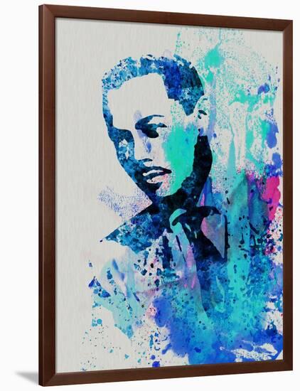 Legendary Billy Eckstine Watercolor-Olivia Morgan-Framed Art Print