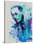 Legendary Billy Eckstine Watercolor-Olivia Morgan-Stretched Canvas
