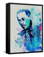 Legendary Billy Eckstine Watercolor-Olivia Morgan-Framed Stretched Canvas