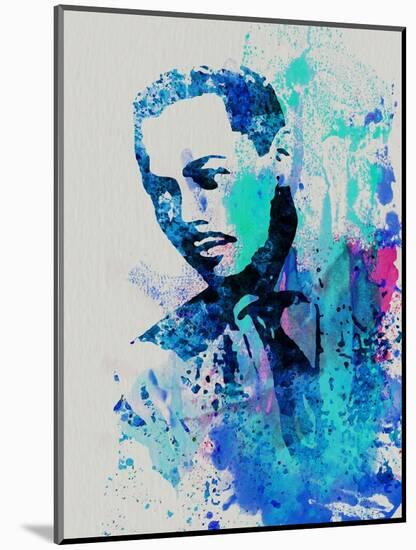 Legendary Billy Eckstine Watercolor-Olivia Morgan-Mounted Art Print