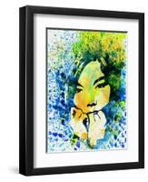 Legendary Bjork Watercolor II-Olivia Morgan-Framed Art Print