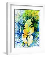 Legendary Bjork Watercolor II-Olivia Morgan-Framed Art Print