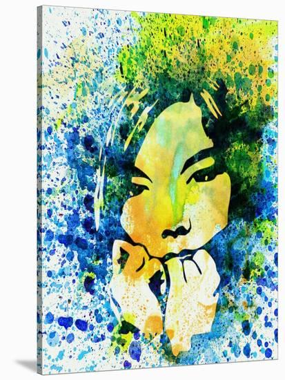 Legendary Bjork Watercolor II-Olivia Morgan-Stretched Canvas