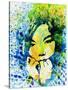 Legendary Bjork Watercolor II-Olivia Morgan-Stretched Canvas