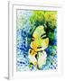 Legendary Bjork Watercolor II-Olivia Morgan-Framed Art Print