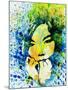 Legendary Bjork Watercolor II-Olivia Morgan-Mounted Art Print