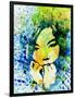 Legendary Bjork Watercolor II-Olivia Morgan-Framed Art Print