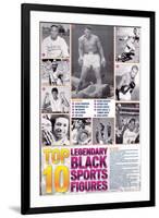 Legendary Black Sports Figures-null-Framed Premium Giclee Print