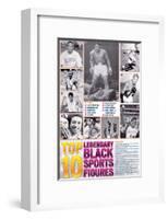 Legendary Black Sports Figures-null-Framed Art Print