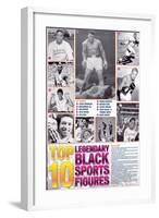 Legendary Black Sports Figures-null-Framed Art Print