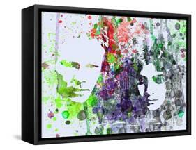 Legendary Blade Runner Watercolor-Olivia Morgan-Framed Stretched Canvas