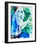 Legendary Blondie Watercolor-Olivia Morgan-Framed Art Print