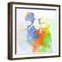 Legendary Blues Brothers Watercolor-Olivia Morgan-Framed Art Print
