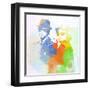 Legendary Blues Brothers Watercolor-Olivia Morgan-Framed Art Print